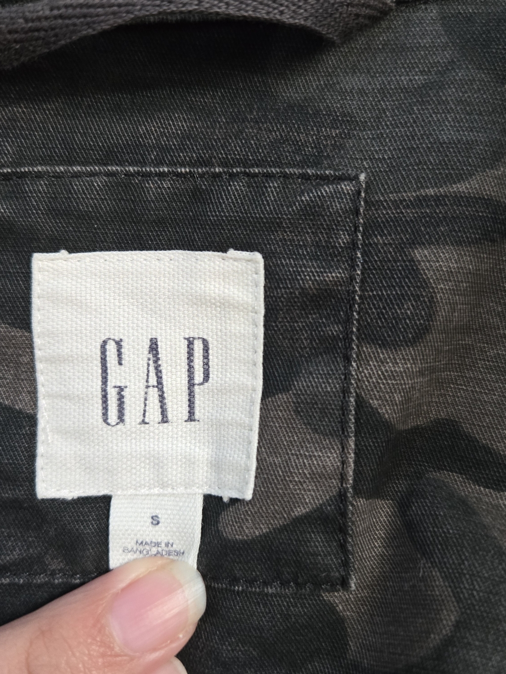 Camouflage Peplum Utility Jacket - Olive Camo - Picture 4 of 4